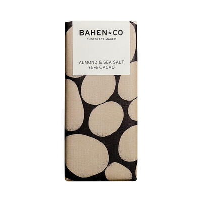 Bahen & Co Chocolate Almond & Sea Salt 75% - 75g