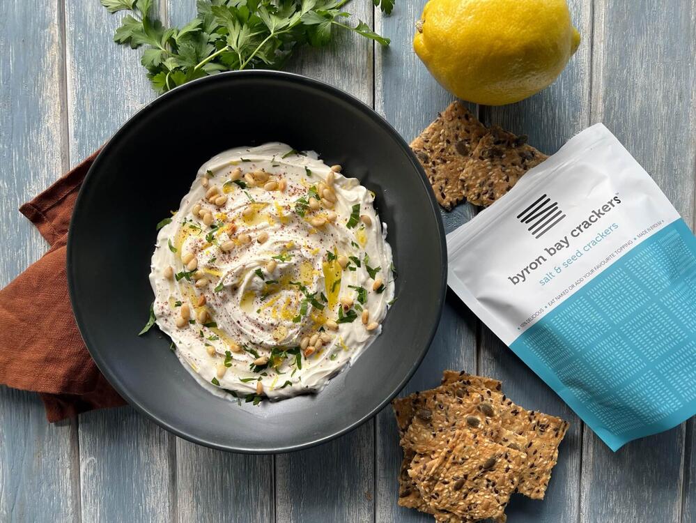 bb crackers whipped feta dip