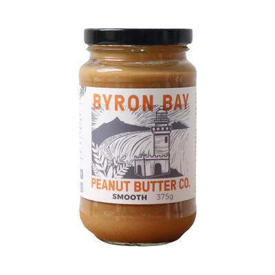 Byron Bay Peanut Butter Co Smooth Peanut Butter Salted 375g