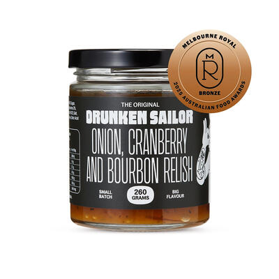Onion Cranberry and bourbon relish